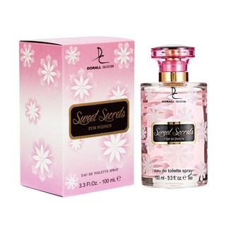 ราคาต่อขวด น้ำหอมผู้หญิง DORALL COLLECTION SWEET SECRETS ขนาด 100 มล. กลิ่นคล้ายแป้งเด็ก