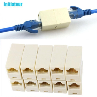 (Initiatour Rj45 Female To Female Lan สายเคเบิ้ลเครือข่ายอีเธอร์เน็ต 10 ใหม่