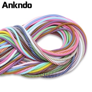 Ankndo อุปกรณ์ห่อสายชาร์จสายเคเบิ้ลสายชาร์จ USB