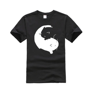 เสื้อยืดผ้าฝ้ายพิมพ์ลายขายดี เสื้อยืดแขนสั้นลําลอง คอกลม พิมพ์ลาย Ying Yang Tai Balance แฟชั่นฤดูร้อน สําหรับผู้ชาย