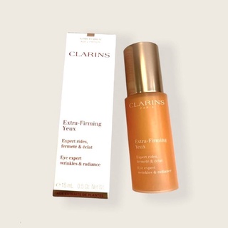 เซรั่มบำรุงผิวรอบดวงตา Clarins Extra-Firming Yeux Eye Expert Wrinkles &amp; Radiance 15ml.