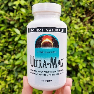 แมกนีเซียม Ultra-Mag 120 Tablets (Source Naturals®)