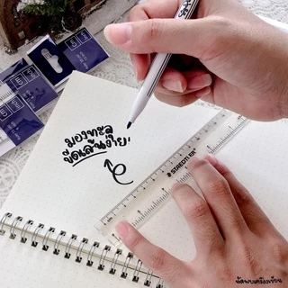 ไม้บรรทัด ไม้บรรทัดพลาสติกสีใสสเต็ดเล่อร์ STAEDTLER 15cm และ 30cm