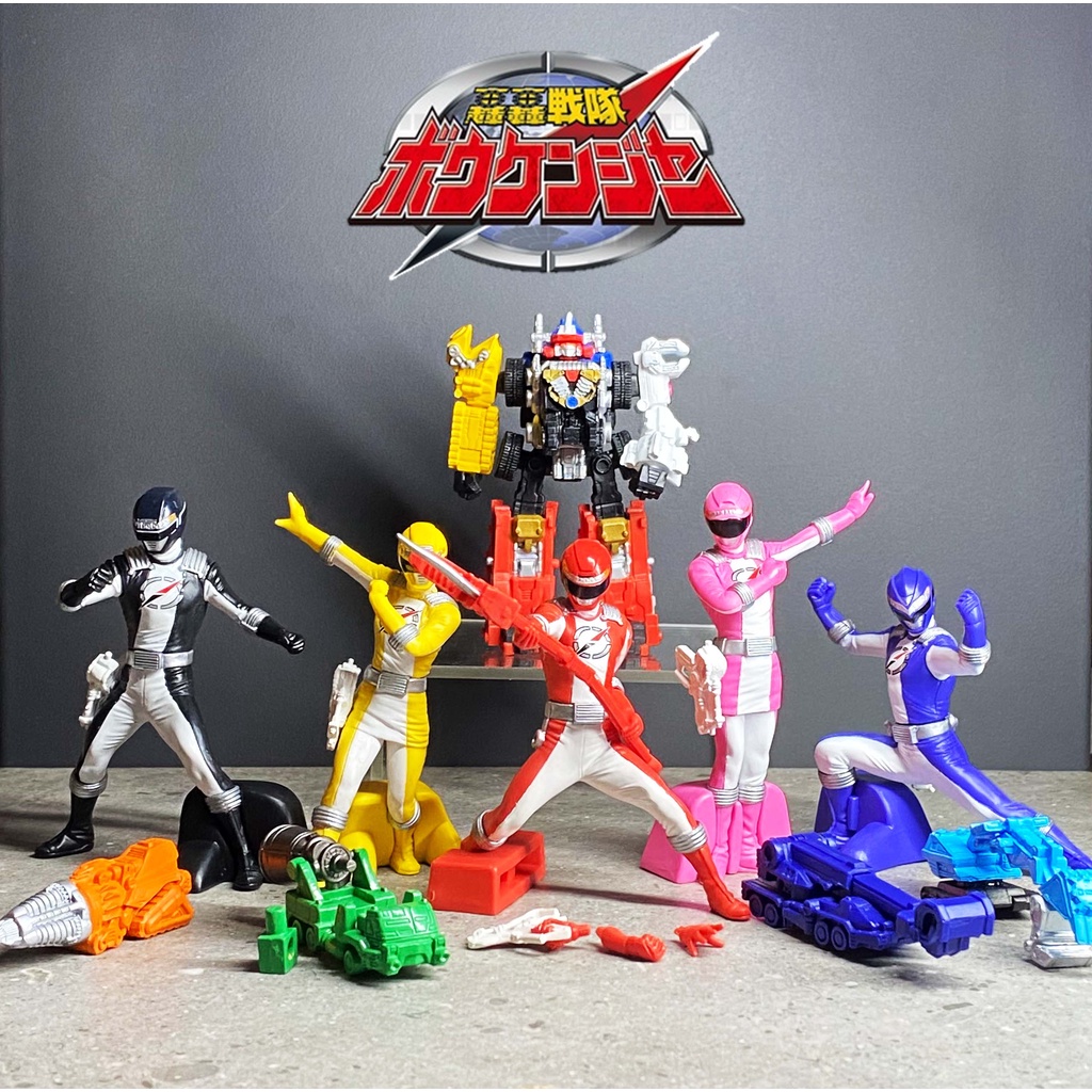 Bandai GoGo Sentai Boukenger HG กาชาปอง เซนไต สะสม HG Sentai Gashapon เหมา โบเคนเจอร์