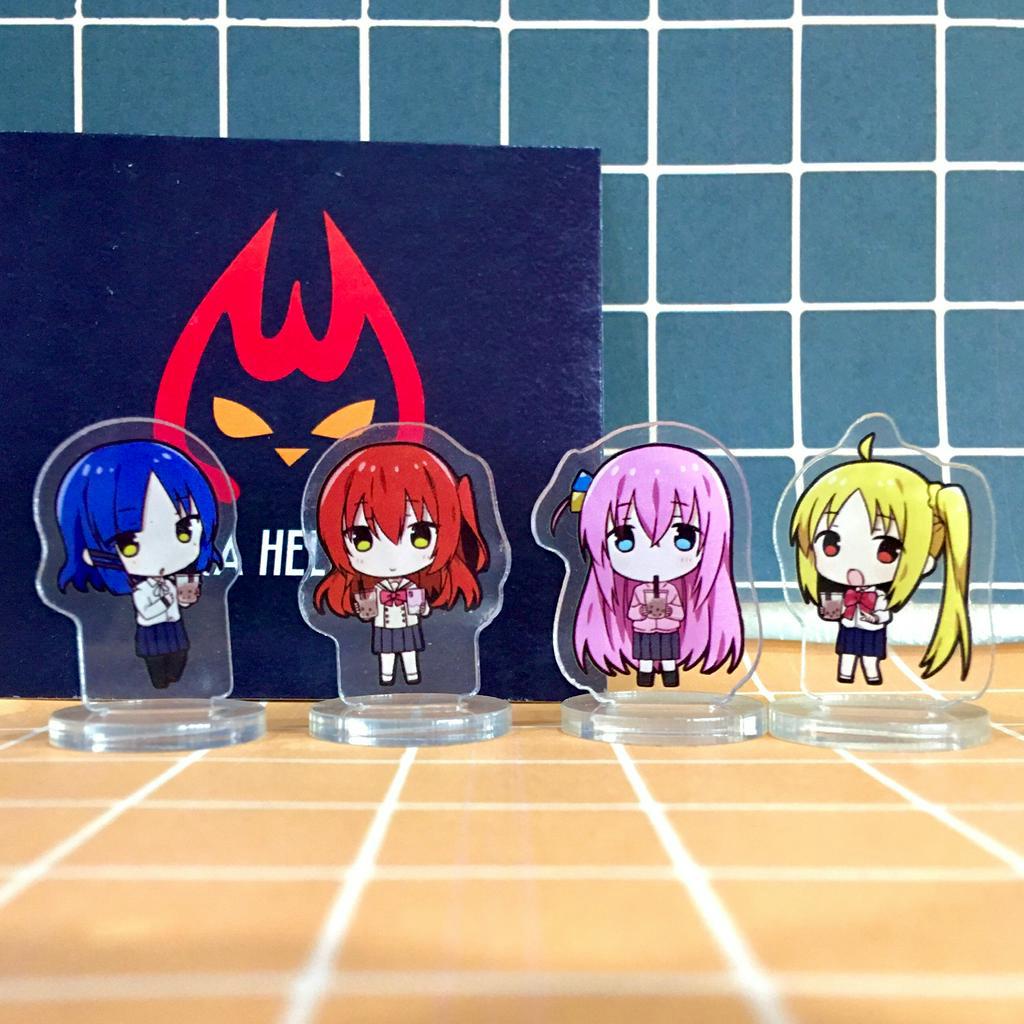 Standee Mini Anime Bocchi The Rock Manga Bochi The Rock Standee อะนิเมะมังงะอะคริลิค 3 ซม.น่ารัก Gli