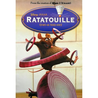 โปสเตอร์ หนัง การ์ตูน Ratatouille (2007) POSTER 24”X35” Inch American Pixar Animation Remy Rat Chef French