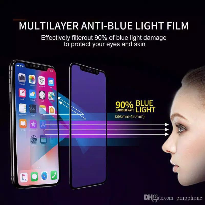 MATA OPPO A95 A95 A53 A33 A55 A76 A95 A16E A1K A3S A7 A5S A5 A9 2020 กระจกนิรภัยเต็ม Anti Blueray 9D