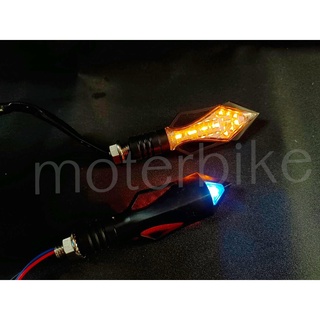 ไฟเลี้ยว LED ลูกศร ไฟเลี้ยวมอเตอร์ไซค์ ไฟหรี่ กันน้ำ ไฟเลี้ยวMSX / R15 / CBR / ZOOMER-X 12V สำหรับรถบิ๊กไบค์