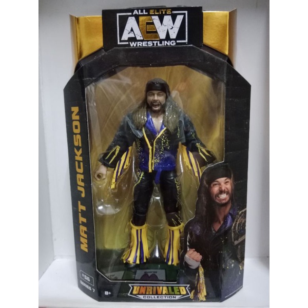 Jazwares AEW ไม่มีใครเทียบได้ Series 7 Matt Jackson The Young Bucks Wrestling Figure
