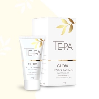 สครับผิวหน้าเนื้อเจล TEPA GLOW EXFOLIATING FACE SCRUBB 75 G