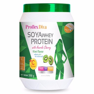 Proflex Diva Whey Protein Kiwi [500 g.] เสริมสร้างความสวยงามทำให้รูปร่าง