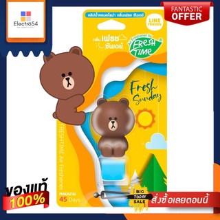 น้ำหอมกลิ่น เฟรชซันเดย์ LINE FRIENDSAROMA AIR FRESHENER LINE FRIENDS
