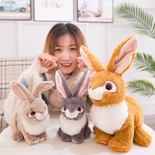 ▤✔♤AIXINI 35cm Cute Pillow Realistic Rabbit Stuffed Animal Bunny Plush Soft Toys Kids Rabbit Lifelike Stuffed Pets Soft