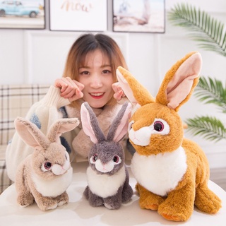 ▤✔♤AIXINI 35cm Cute Pillow Realistic Rabbit Stuffed Animal Bunny Plush Soft Toys Kids Rabbit Lifelike Stuffed Pets Soft