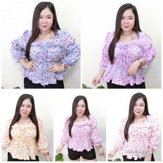 เสื้อเนื้อผ้าคอตตอน สม็อคด้านหลัง