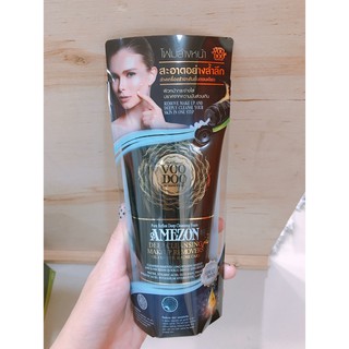 Voodoo Amezon Deep Cleansing Make Up Removers 100ml. โฟมล้างหน้า วูดู หลอดดำ สูตรลดมัน Facial Foam ล้างเครื่องสำอาง