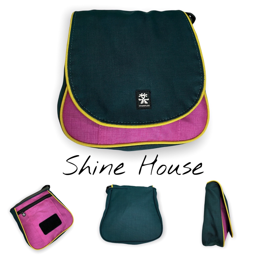 Crumpler Fashionable Color Matching Pink Blue Matching Cross-bag - Shine House