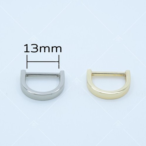ปลีก/ส่ง (4ชิ้น) ห่วงตัวD 1.3ซม. 4ชิ้น งานซิ้ง ชุบเกรดA ไม่ลอก ไม่ดำ (DR4051)