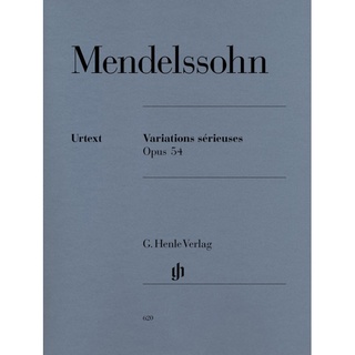 MENDELSSOHN BARTHOLDY Variations sérieuses op. 54 (HN620)