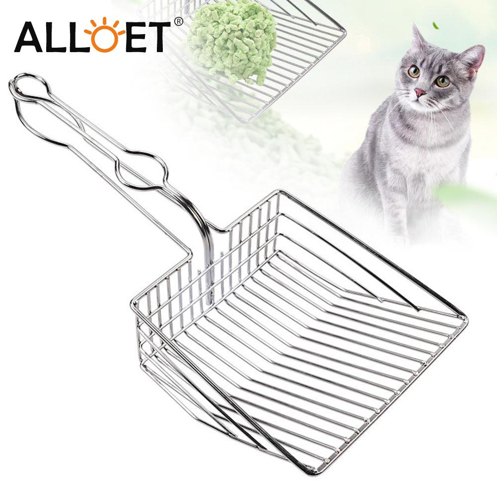 Cat Litter Scoop Stainless Steel Metal Pooper Scoopers Waste Poop