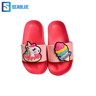 SEABLUES-รองเท้าแตะเด็กรัดส้น ไอติม ยูนิคอร์น 3 มิติ รุ่น QQ-2358