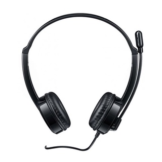 H120.BLACK  H120.BLACK STEREO HEADSET USB Smooth HD voice call_Model : HT-H120-BK