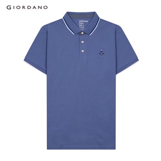 GIORDANO เสื้อโปโลผู้ชาย ปักClassiman-Mens Classic man polo 01011260