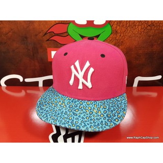 หมวก New Era MLB NY Yankees Pink Leopard Free Size Snapback