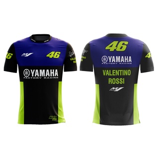 MOTOSHIRT MOTOGP YAMAHA YA-B02-19 เสื้อขี่มอเตอร์ไซต์