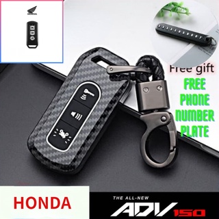 เคสกุญแจรีโมตรถยนต์ คาร์บอนไฟเบอร์ สําหรับ Honda Adv 150 Pcx 150 Adv 150