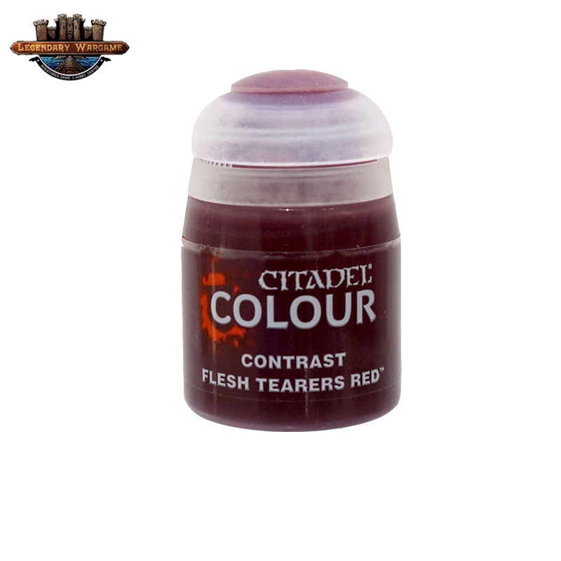 [BSAพร้อมส่ง] Citadel : CONTRAST: FLESH TEARERS RED (18ML) สีอะคริลิคสำหรับทาโมเดล