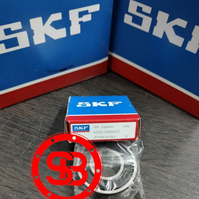 แบริ่ง 6203 2RS / 6203 2RS C3 SKF ORIGINAL