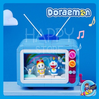 พร้อมส่ง ของแท้100% ตัวต่อเลโก้ Keeppley Doraemon TV โดเรม่อน ของเล่นเด็ก ของสะสม