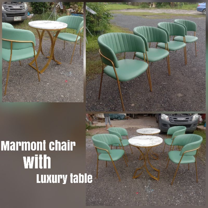 iLoft chair เก้าอี้กำมะหยี่ สีชมพู และสีต่างๆ รุ่น Marmont