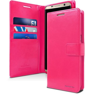 เคส Samsung Galaxy J7 Pro Case Mercury Goospery Blue Moon Diary Case  สีชมพูเข้ม Hot Pink