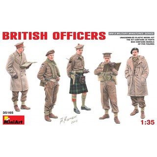 โมเดลฟิกเกอร์ทหาร MiniArt 1/35 MI35165 British Officers