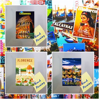 แม่เหล็กติดตู้เย็น อิตาลี 2×3 นิ้ว ของที่ระลึก ของฝาก Souvenir Fridge Magnet Italy set L 2x3"