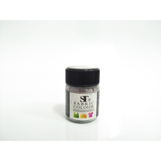 KTS (ศูนย์เครื่องเขียน) สีเพ้นท์ผ้า(Fabric Colour) ST ขนาด 15ml. สี PLATINUM 7302