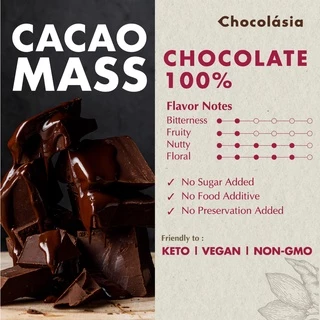 โกโก้แมส โกโก้แท้100% Cacao Mass (Ivory Coast) (1kg.)