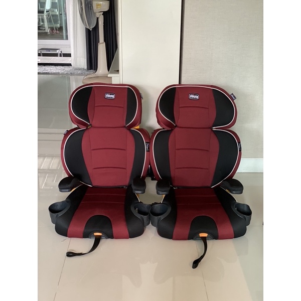 มือสองCHICCO Kidfit Car Seat คาร์ซีท เด็กโต 2 In 1 สามารถถอดเป็นเบาะ Booster ปรับระดับความสูงได้ 10 ระดับ