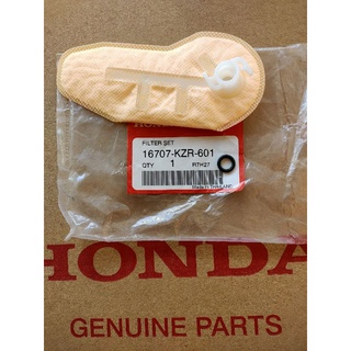 16707-KZR-601กรองน้ำมันเชื้อเพลิงในถังคลิ๊ก125ทุกรุ่น,1ชุด อะไหล่แท้HONDA