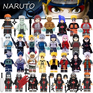  Minifigures Naruto Uzumaki Naruto Uchiha Itachi Sasuke Six Ways Tokashi Building Blocks Toys for Kids