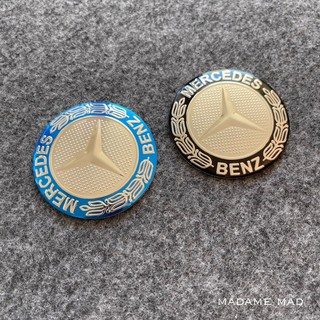 โลโก้ MERCEDES BENZ ชิ้นงานอลูมิเนียมบาง ขนาด 6cm