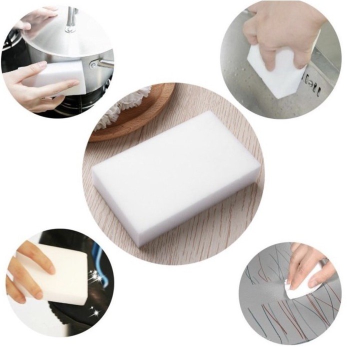 ฟองน้ำมหัศจรรย์ Magic Eraser ขจัดคราบสกปรกให้หายเป็นปลิดทิ้ง Shopee