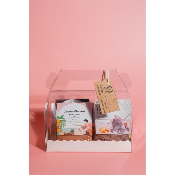 Box Set cocoa powder and cocoa mass flavor