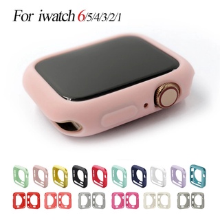 เคสสําหรับ Apple Watch 6 Se 5 4 3 2 1 สําหรับ Iwatch Bumper 38 42 40 44 มม. สีลูกกวาด