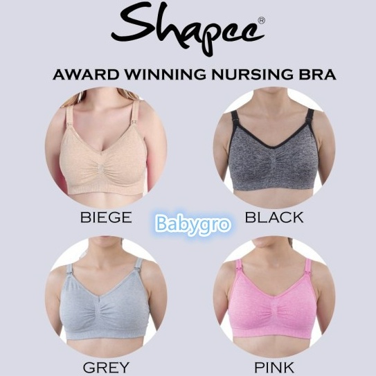 Shapee Seamless Sassy Nursing Bra Size S , M , L , XL ( 32B ~ 46F )