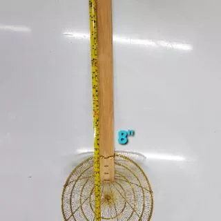 ตะแกรงทองเหลือง งานถักอย่างดี เส้นทองเหลืองหนาแข็งแรง ลวกเส้นก๋วยเตี๋ยวบะหมี่ ขนาด 5" ถึง12 "