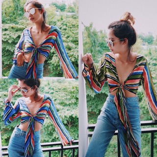 🔥Bitchy calling เสื้อผูกหน้าสุดแซ่บ 🔥