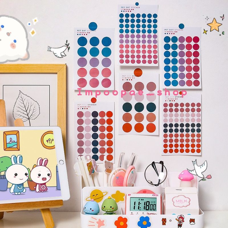 ✨✨พร้อมส่ง✨✨🔴 Basic Mark Series Sticker Sheet